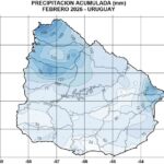 Bidegain: el gráfico contraste norte-sur de los registros de febrero, y las lluvias de esta semana